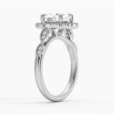 2ct Oval Moissanite Fashion Ring