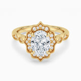 2ct Oval Moissanite Fashion Ring