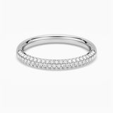 Multi Row Moissanite Ring