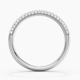 Multi Row Moissanite Ring