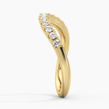 Round Moissanite Sculptural Ring
