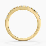Round Moissanite Sculptural Ring