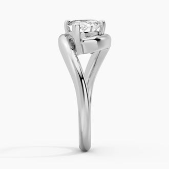 2ct Marquise Cut Moissanite Contour Ring