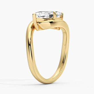 2ct Marquise Cut Moissanite Contour Ring
