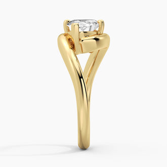 2ct Marquise Cut Moissanite Contour Ring
