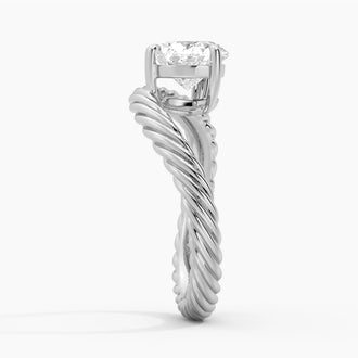 2ct Pear Solitaire Sculptural Ring