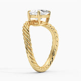 2ct Pear Solitaire Sculptural Ring