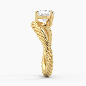 2ct Pear Solitaire Sculptural Ring