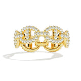 Pave Eternity Link Promise Ring