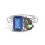 Toi et Moi Personalized Sapphire Birthstone Anniversary Ring - MSBLUE Jewelry