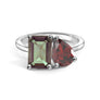 Toi et Moi Personalized Alexandrite Birthstone Anniversary Ring - MSBLUE Jewelry