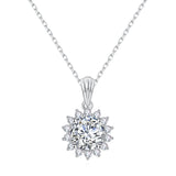 1 CT. Bright Starlight Moissanite Sterling Silver Necklace