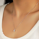 1 CT. Round Solitaire Diamond Pendant Necklace