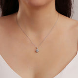 1 CT. Heart Love Moissanite Necklace