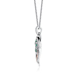 Heart of Life Family Tree Mom Pendant with Emeralds