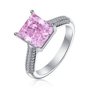 4 CT. Pink Princess Gemstone Ring