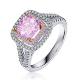4 CT. Pink Split Band Diamond Ring