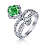 4 CT. Green Unique Luxe Ring