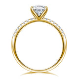 1 CT. Petite Shared Prong Moissanite Diamond Ring [Ships within 24 hrs]