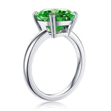 7.5 CT. Green Comfort Fit Gemstone Ring